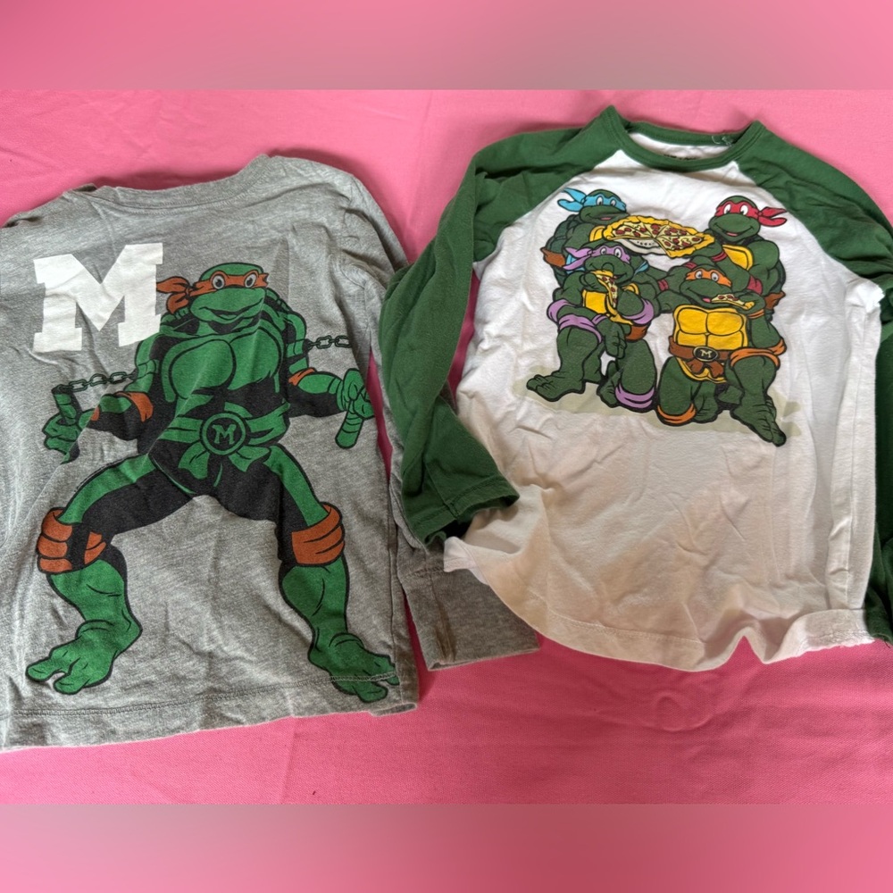 Teenage Mutant Ninja Turtles Boys Cotton Long Sleeve Tee’s